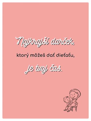 Nemusí to byť výlet, darček ani dokonale naplánované popoludnie. Nemusí to byť nič veľké 🙌🏻. Len chvíľa, keď spolu...