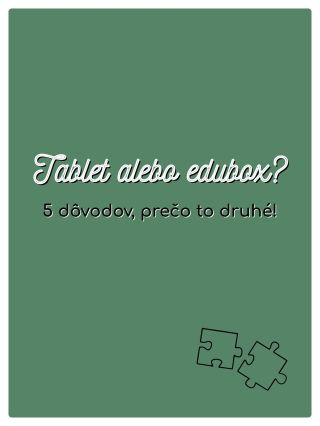 Vieš, čo robí s mozgom rozdiel medzi tabletom a obyčajnou hrou? Pri hre dieťa premýšľa, spája, sústredí sa. Pri tablete...